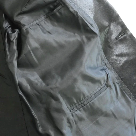 Bespoke Classic Fashion 38R 34x32 Black Mens Jacket Pants Tux Tuxedo